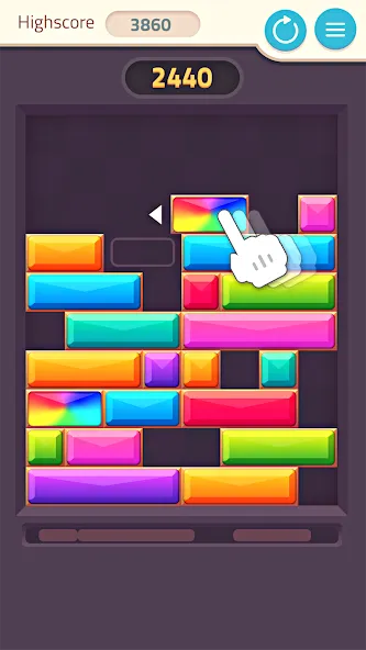 Triangles & Blocks (Полиблок) [МОД: Меню, Бесконечные монеты и Открытые уровни] Screenshot 5