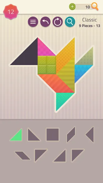 Polygrams - Tangram Puzzles (Полиграммы) [МОД: Деньги, Монеты и Меню MOD] Screenshot 2