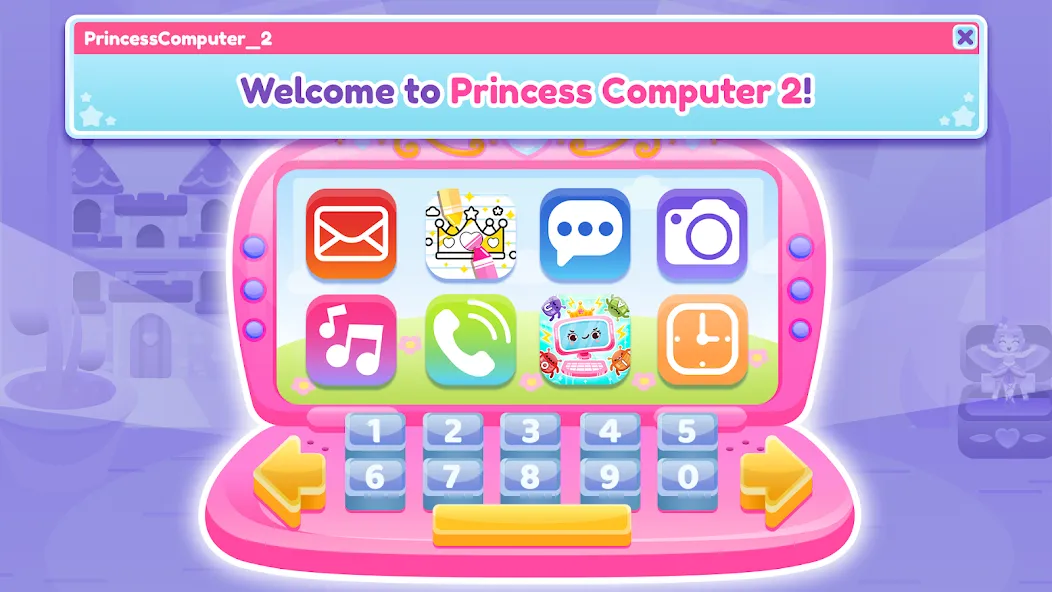 Princess Computer 2 Girl Games [МОД: Много денег, Монет и Все открыто] Screenshot 1