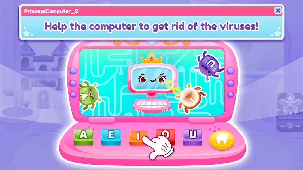 Princess Computer 2 Girl Games [МОД: Много денег, Монет и Все открыто] Screenshot 2