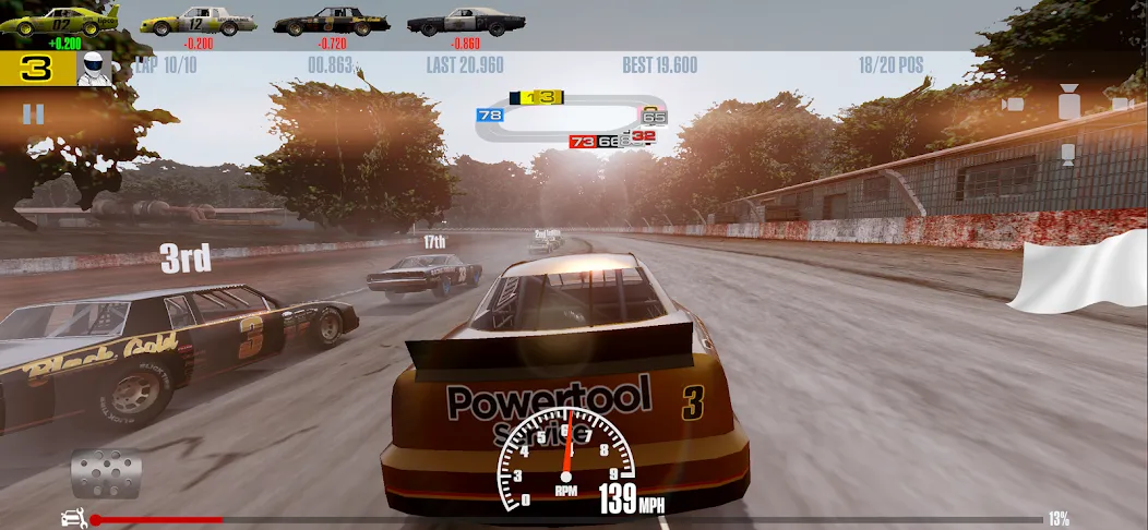 Stock Car Racing (ток Кар Гонки) [МОД: Много монет, Открытые уровни и Мега MOD] Screenshot 1