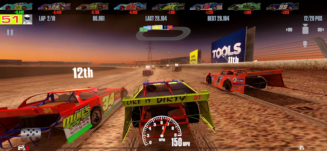 Stock Car Racing (ток Кар Гонки) [МОД: Много монет, Открытые уровни и Мега MOD] Screenshot 2