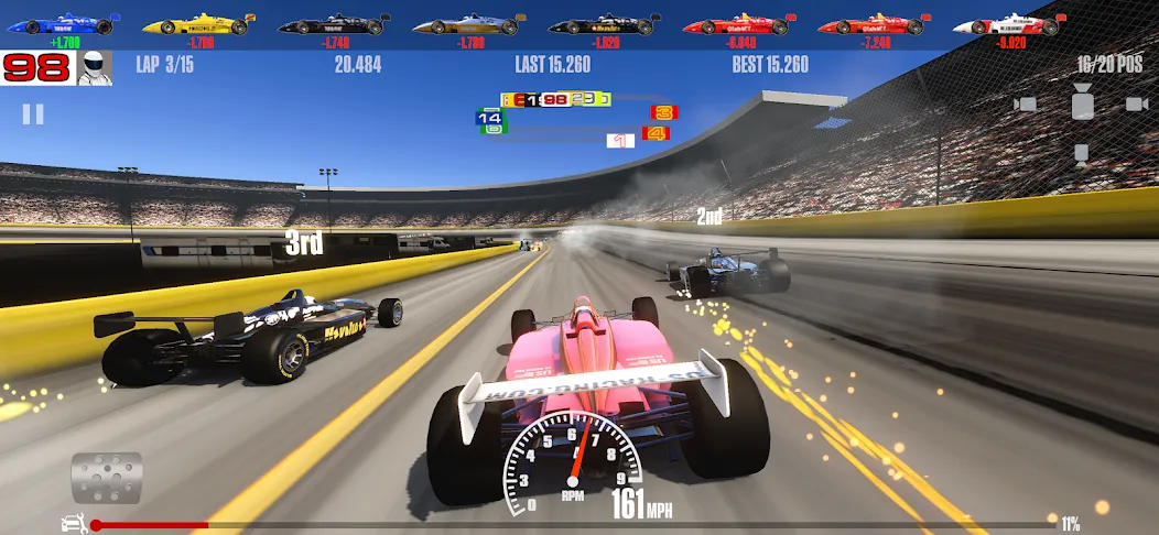 Stock Car Racing (ток Кар Гонки) [МОД: Много монет, Открытые уровни и Мега MOD] Screenshot 4