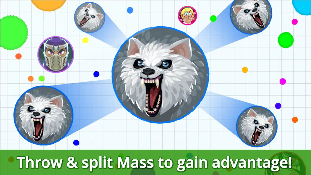 Agar.io [МОД: Деньги, Монеты и Меню MOD] Screenshot 5