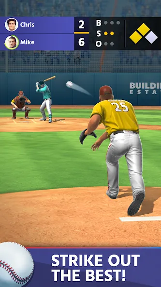 Baseball: Home Run Sports Game (Бейсбол) [МОД: Деньги, Монеты и Меню MOD] Screenshot 3