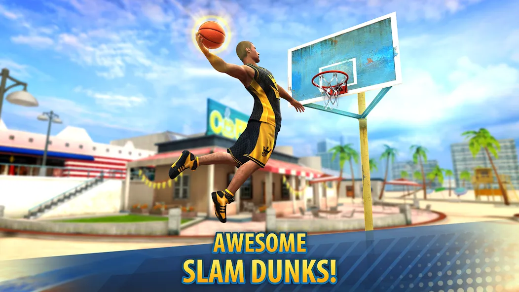 Basketball Stars: Multiplayer (Баскетбол Старс) [МОД: Много денег, Монет и Все открыто] Screenshot 3