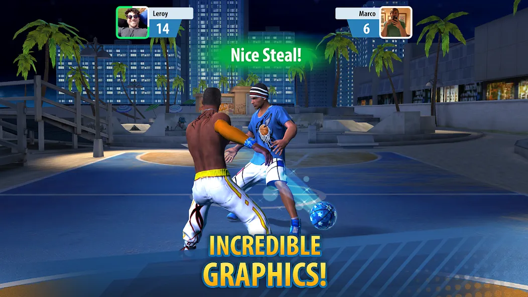 Basketball Stars: Multiplayer (Баскетбол Старс) [МОД: Много денег, Монет и Все открыто] Screenshot 4