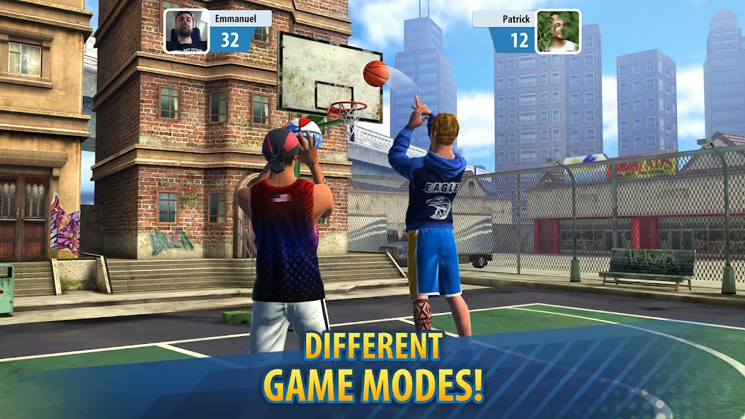 Basketball Stars: Multiplayer (Баскетбол Старс) [МОД: Много денег, Монет и Все открыто] Screenshot 5