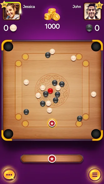 Carrom Pool: Disc Game (Карром Пул) [МОД: Много денег, Монет и Все открыто] Screenshot 2