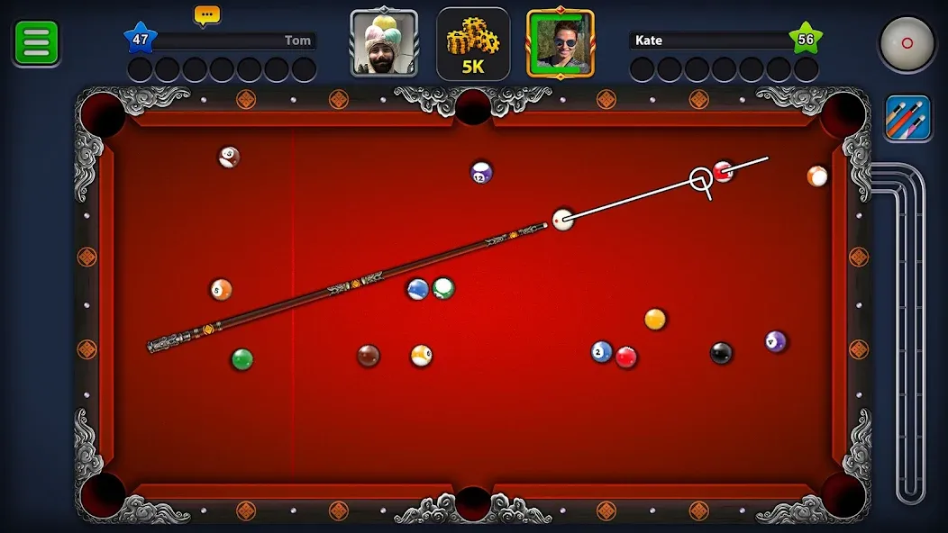 8 Ball Pool (Шаровый Бильярд) [МОД: Много монет, Открытые уровни и Мега MOD] Screenshot 2