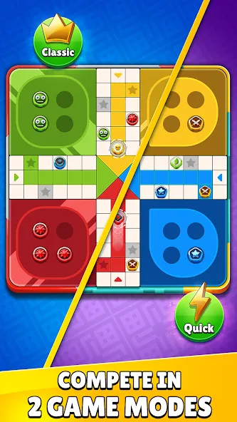 Ludo Party : Dice Board Game (Лудо Пати) [МОД: Много монет, Открытые уровни и Мега MOD] Screenshot 2