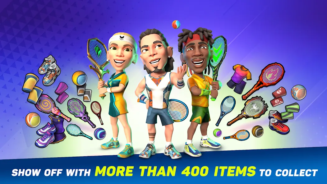 Mini Tennis: Perfect Smash (Мини Теннис) [МОД: Деньги, Монеты и Меню MOD] Screenshot 5