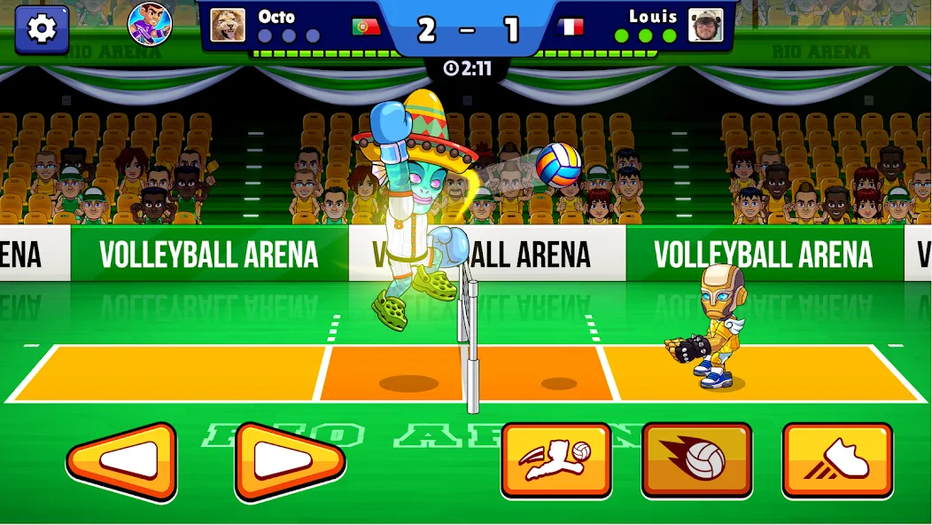 Volleyball Arena: Spike Hard (Волейбольная арена) [МОД: Много денег, Монет и Все открыто] Screenshot 3