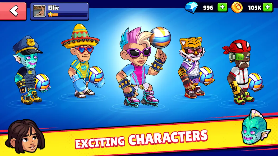 Volleyball Arena: Spike Hard (Волейбольная арена) [МОД: Много денег, Монет и Все открыто] Screenshot 4