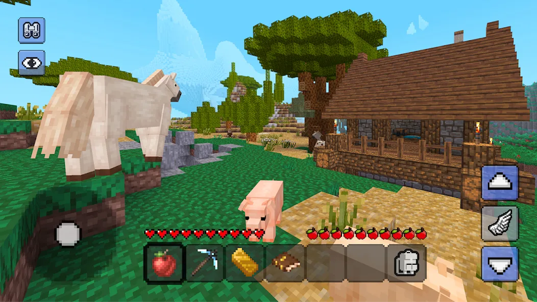 Megacraft - Block Craft (Мегакрафт) [МОД: Много монет, Открытые уровни и Мега MOD] Screenshot 5