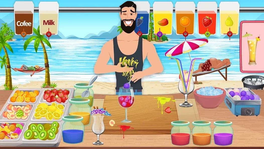 Boba cocktail:DIY recipe games [МОД: Бесконечные деньги, Монеты и Мега MOD] Screenshot 2