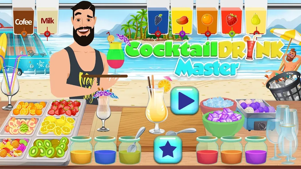 Boba cocktail:DIY recipe games [МОД: Бесконечные деньги, Монеты и Мега MOD] Screenshot 3