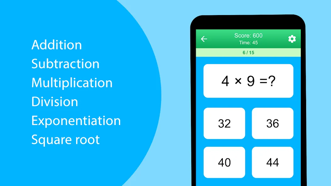 Math Games [МОД: Деньги, Монеты и Меню MOD] Screenshot 2