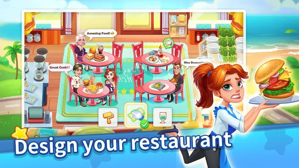 Cooking Master Adventure Games (Кукинг Мастер) [МОД: Бесконечные деньги, Монеты и Мега MOD] Screenshot 2