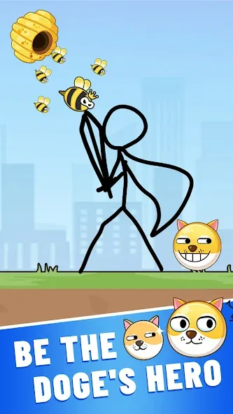 Save the Doge (Сэйв зе Доге) [МОД: Меню, Бесконечные монеты и Открытые уровни] Screenshot 2