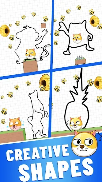 Save the Doge (Сэйв зе Доге) [МОД: Меню, Бесконечные монеты и Открытые уровни] Screenshot 3