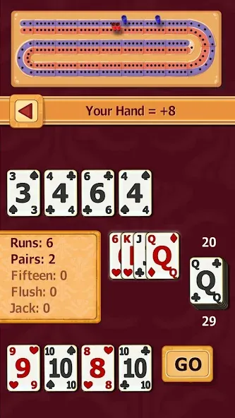 Cribbage (Криббидж) [МОД: Деньги, Монеты и Меню MOD] Screenshot 3