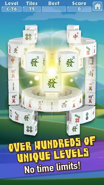 3D Mahjong Triple Tile Match (Маджонг Трипл Плит Матч) [МОД: Все открыто, Дополнительные деньги и Меню MOD] Screenshot 4