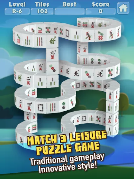 3D Mahjong Triple Tile Match (Маджонг Трипл Плит Матч) [МОД: Все открыто, Дополнительные деньги и Меню MOD] Screenshot 5
