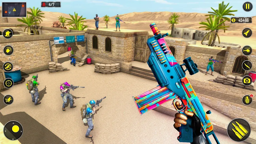 Fps Shooting Strike: Gun Games [МОД: Деньги, Монеты и Меню MOD] Screenshot 3