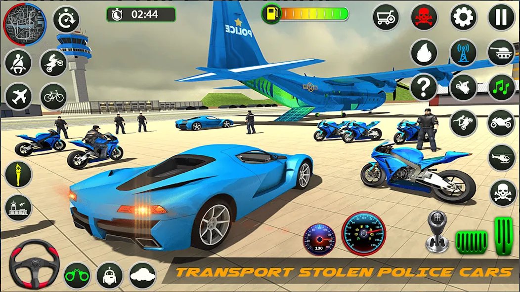Police Game – Police Car Game [МОД: Все открыто, Дополнительные деньги и Меню MOD] Screenshot 1