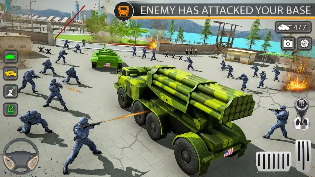 Army Transport Military Games [МОД: Много монет, Открытые уровни и Мега MOD] Screenshot 1