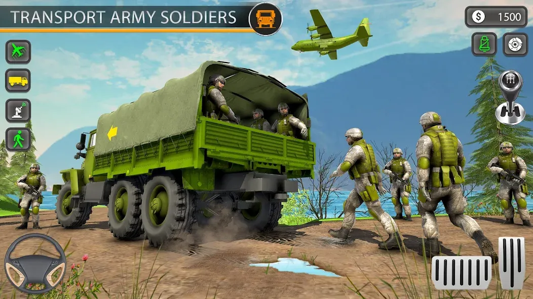 Army Transport Military Games [МОД: Много монет, Открытые уровни и Мега MOD] Screenshot 2