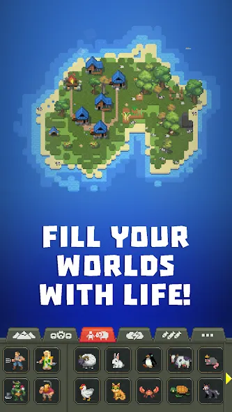 WorldBox - Sandbox God Sim (ВорлдБокс) [МОД: Много денег, Монет и Все открыто] Screenshot 2