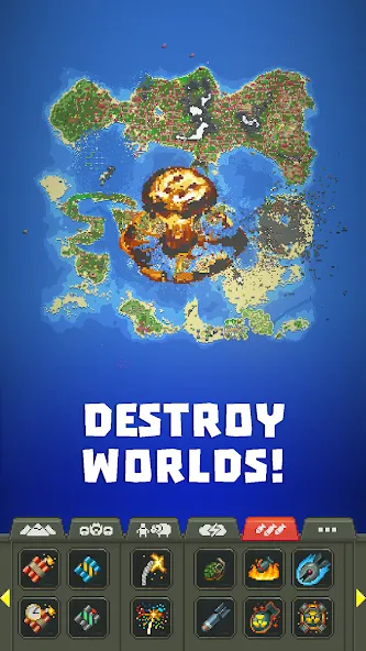WorldBox - Sandbox God Sim (ВорлдБокс) [МОД: Много денег, Монет и Все открыто] Screenshot 4