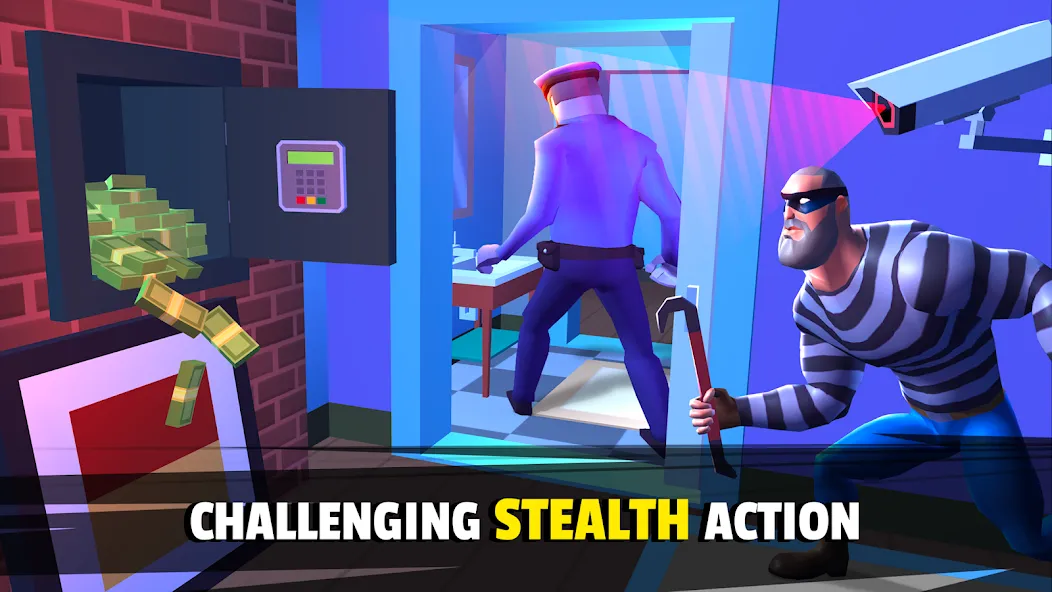 Robbery Madness 2:Stealth game (Робери Маднесс 2) [МОД: Много монет, Открытые уровни и Мега MOD] Screenshot 3