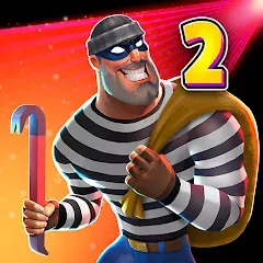 Скачать Robbery Madness 2:Stealth game (Робери Маднесс 2) [МОД: Много монет, Открытые уровни и Мега MOD] | Взлом Robbery Madness 2:Stealth game на Андроид