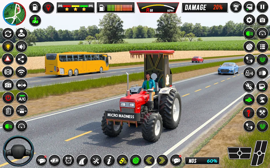 Indian Tractor Games Simulator [МОД: Меню, Бесконечные монеты и Открытые уровни] Screenshot 5