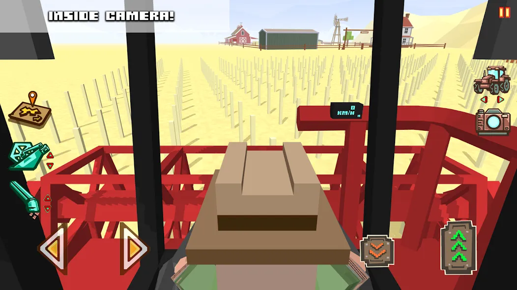 Blocky Farm Racing & Simulator [МОД: Деньги, Монеты и Меню MOD] Screenshot 3
