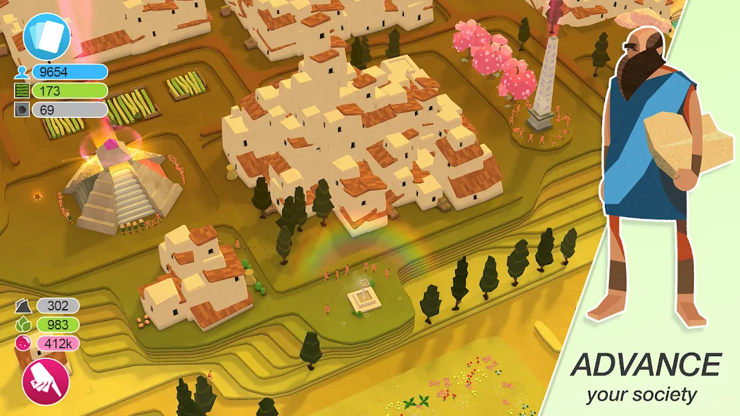 Godus (Годус) [МОД: Деньги, Монеты и Меню MOD] Screenshot 2