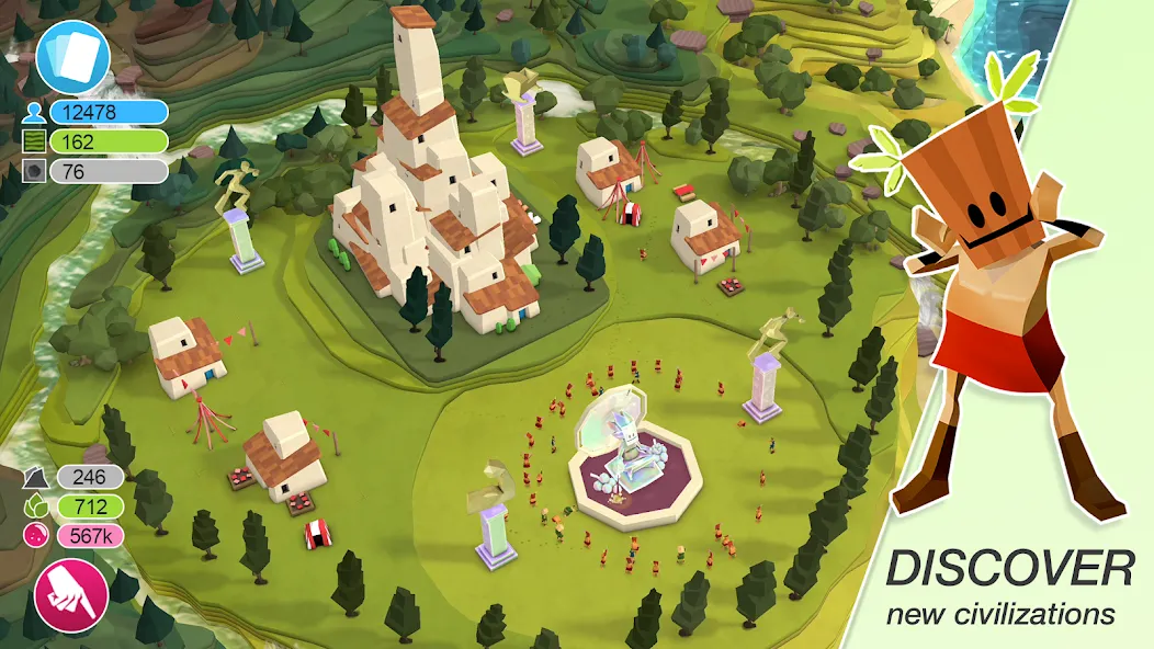 Godus (Годус) [МОД: Деньги, Монеты и Меню MOD] Screenshot 4
