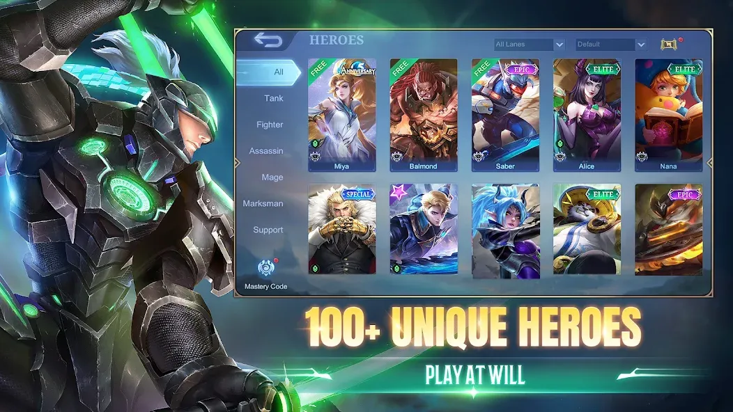 Mobile Legends: Bang Bang (Мобильные Легенды) [МОД: Бесконечные деньги, Монеты и Мега MOD] Screenshot 4