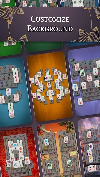 Mahjong Solitaire [МОД: Меню, Бесконечные монеты и Открытые уровни] Screenshot 5