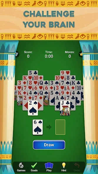 Pyramid Solitaire - Card Games (Пирамида Солитер) [МОД: Меню, Бесконечные монеты и Открытые уровни] Screenshot 5