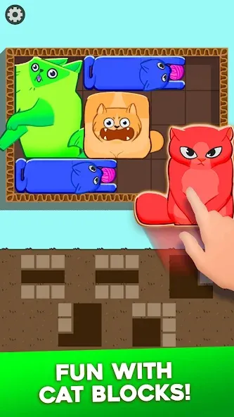 Block Puzzle Cats (Блок Пазл Кошки) [МОД: Бесконечные деньги, Монеты и Мега MOD] Screenshot 1