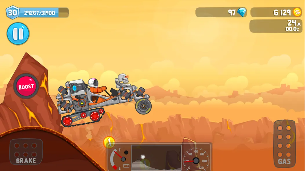 Rovercraft:Race Your Space Car (Роверкрафт) [МОД: Много монет, Открытые уровни и Мега MOD] Screenshot 3