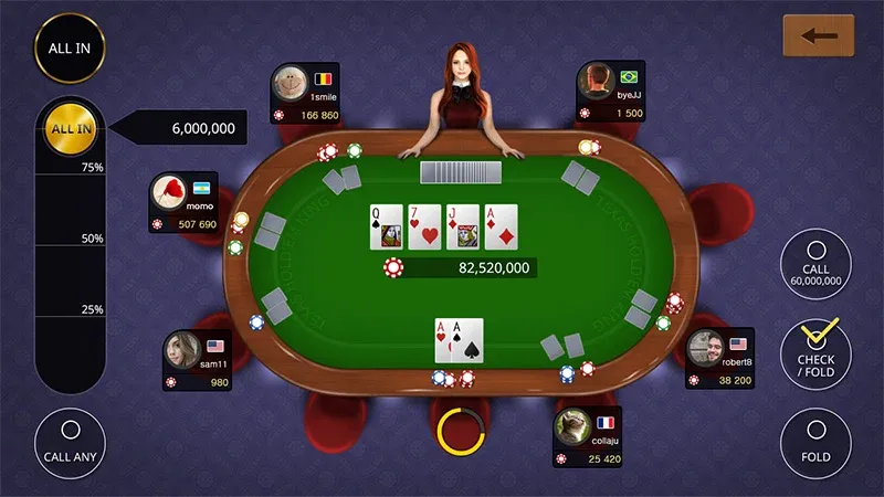 Texas holdem poker king [МОД: Бесконечные деньги, Монеты и Мега MOD] Screenshot 1