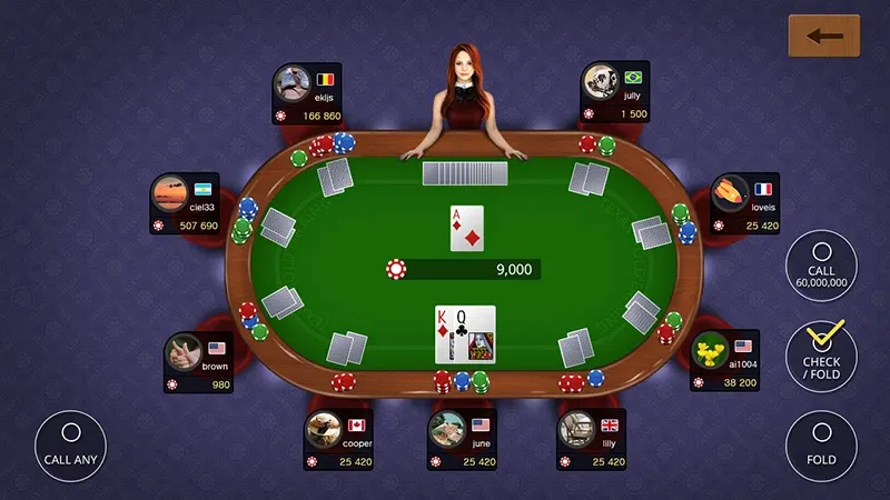 Texas holdem poker king [МОД: Бесконечные деньги, Монеты и Мега MOD] Screenshot 3