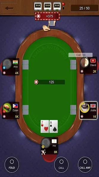 Texas holdem poker king [МОД: Бесконечные деньги, Монеты и Мега MOD] Screenshot 4