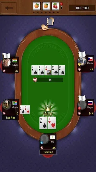 Texas holdem poker king [МОД: Бесконечные деньги, Монеты и Мега MOD] Screenshot 5