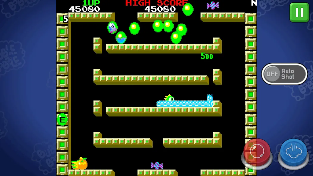 BUBBLE BOBBLE classic (БАБЛ БОББЛ классика) [МОД: Деньги, Монеты и Меню MOD] Screenshot 1